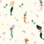 MUNKS & ME - Papier Peint Chambre Enfant à Motif Répété - Des Amis De La Sirène