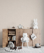 MUNKS & ME - Papier Peint Chambre Enfant à Motif Répété - Esmes - Sable