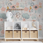 MUNKS & ME - Papier Peint Chambre Enfant à Motif Répété - Floral Betsy