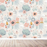 MUNKS & ME - Papier Peint Chambre Enfant à Motif Répété - Floral Betsy