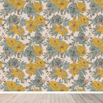 MUNKS & ME - Papier Peint Chambre Enfant à Motif Répété - Floral Wanda