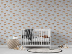 MUNKS & ME - Papier Peint Chambre Enfant à Motif Répété - Goldies Cheetah - Bleu