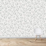 MUNKS & ME - Papier Peint Chambre Enfant à Motif Répété - Hallie Leopard - Bleu Clair