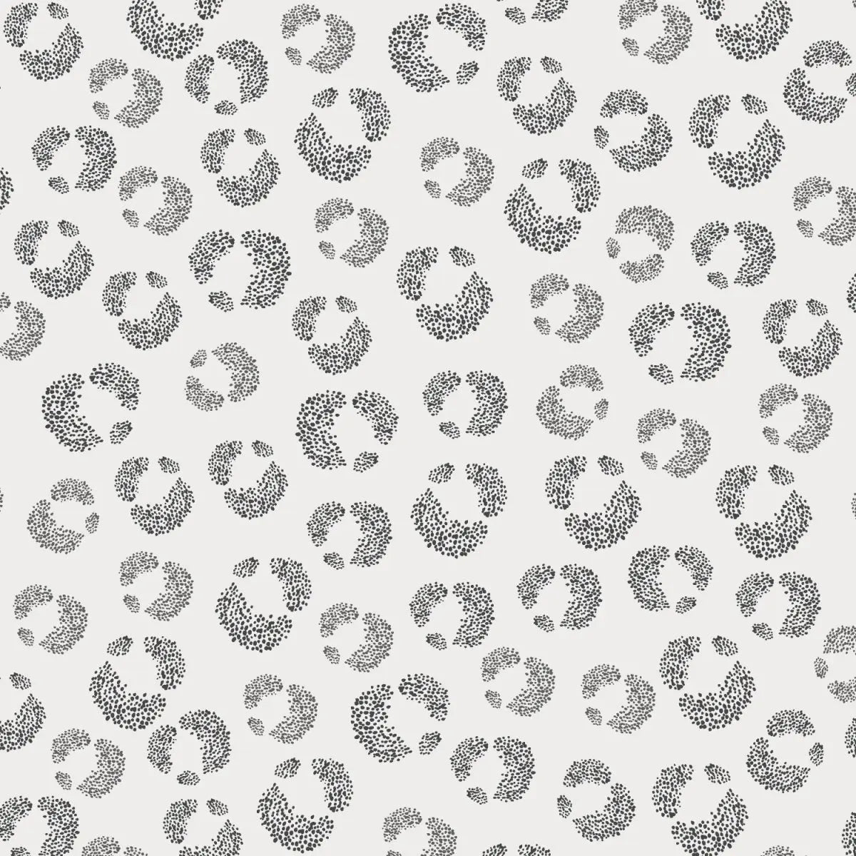 MUNKS & ME - Papier Peint Chambre Enfant à Motif Répété - Hallie Leopard - Charbon