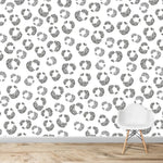 MUNKS & ME - Papier Peint Chambre Enfant à Motif Répété - Hallie Leopard - Noir