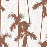 MUNKS & ME - Papier Peint Chambre Enfant à Motif Répété - Imprimé Clay Palm | Rouiller