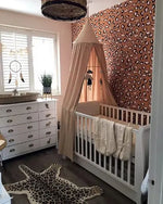 MUNKS & ME - Papier Peint Chambre Enfant à Motif Répété - Imprimé Léopard