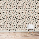 MUNKS & ME - Papier Peint Chambre Enfant à Motif Répété - Imprimé Léopard Yara