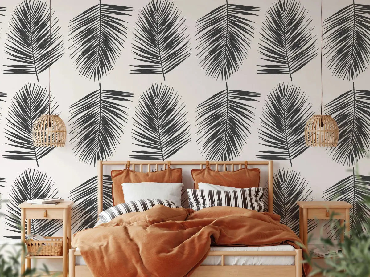 MUNKS & ME - Papier Peint Chambre Enfant à Motif Répété - Knox Feuilles