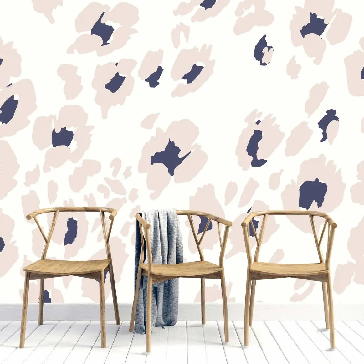 MUNKS & ME - Papier Peint Chambre Enfant à Motif Répété - Léopard Mira