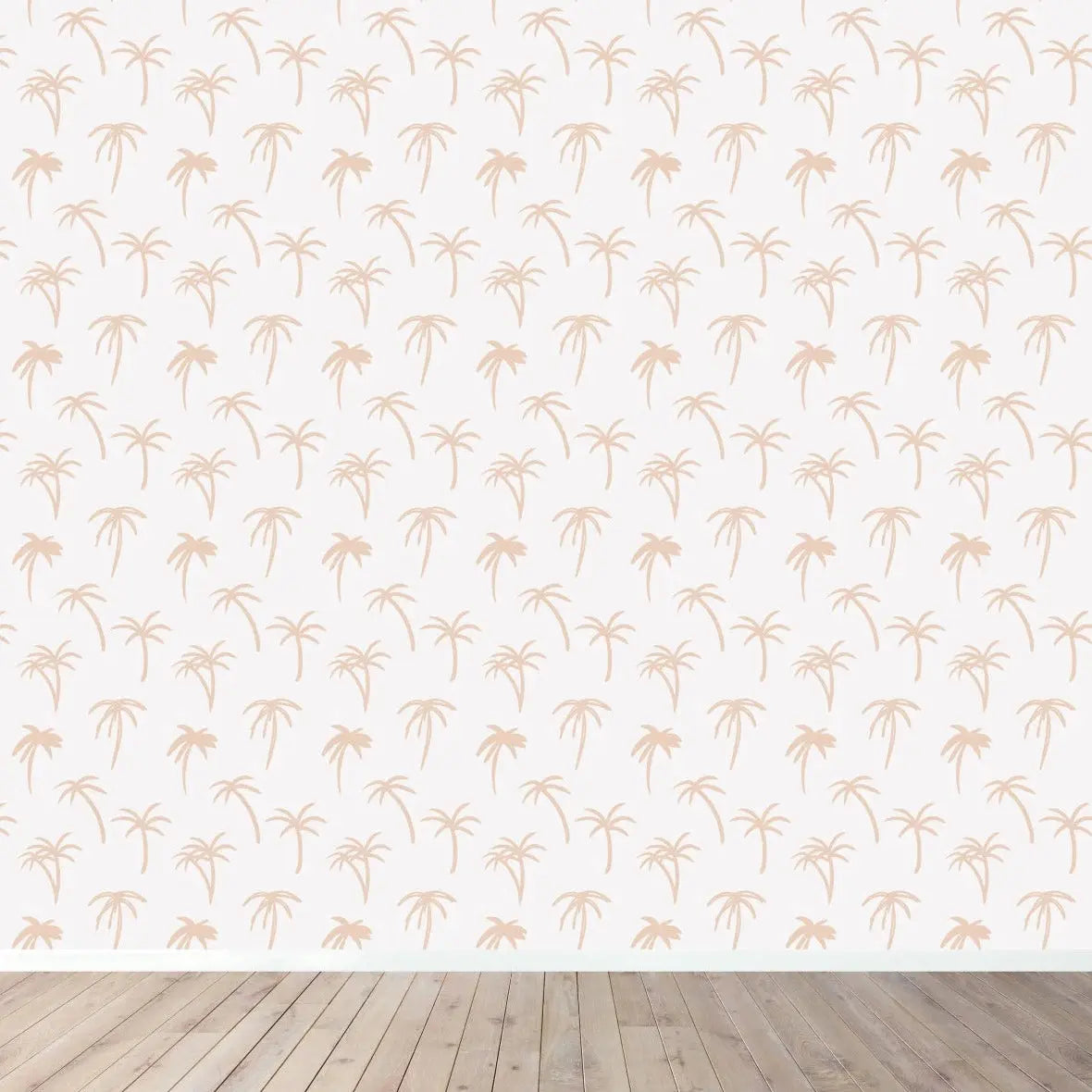 MUNKS & ME - Papier Peint Chambre Enfant à Motif Répété - Noa Palme Tropicale - Rose