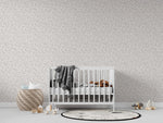 MUNKS & ME - Papier Peint Chambre Enfant à Motif Répété - Oiseaux Volants Noisettes