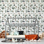 MUNKS & ME - Papier Peint Chambre Enfant à Motif Répété - Paradise Jungle