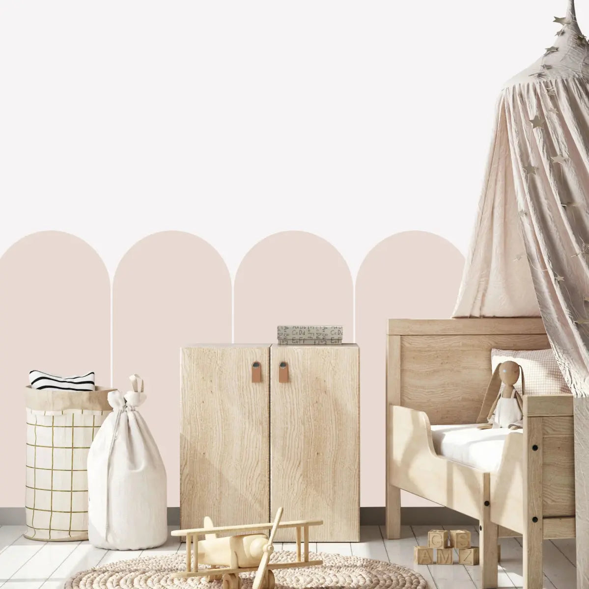 MUNKS & ME - Papier Peint Chambre Enfant à Motif Répété - Pétoncle