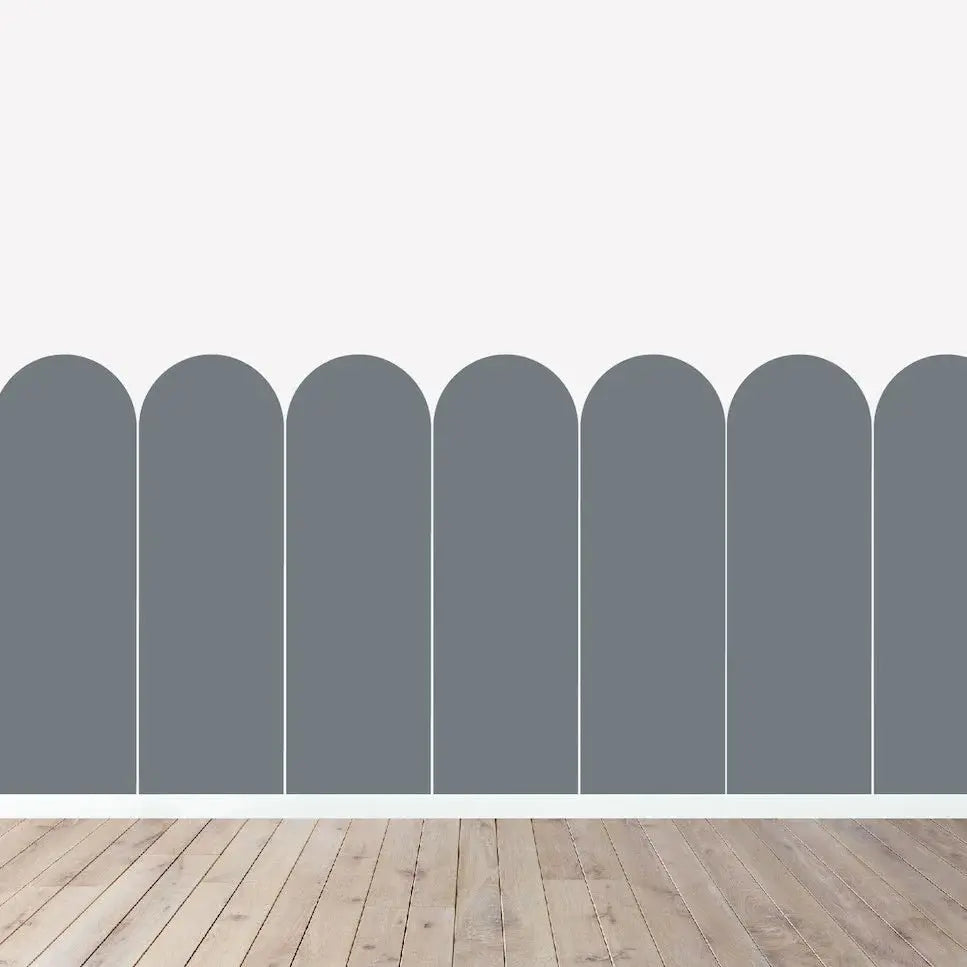 MUNKS & ME - Papier Peint Chambre Enfant à Motif Répété - Pétoncle | Bleu