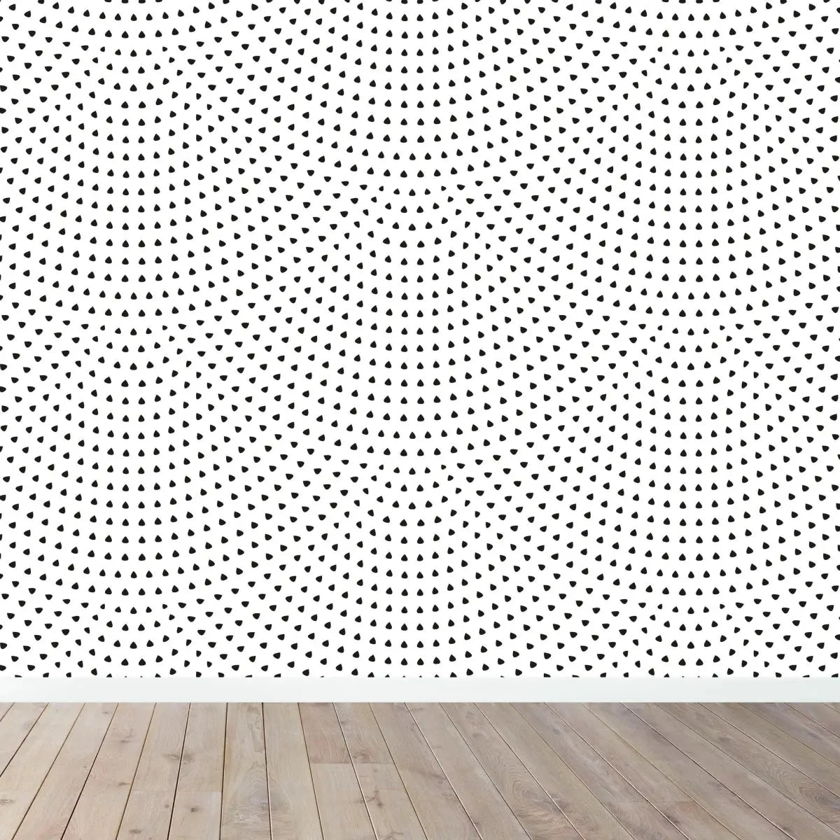 MUNKS & ME - Papier Peint Chambre Enfant à Motif Répété - Pétoncle | Noir