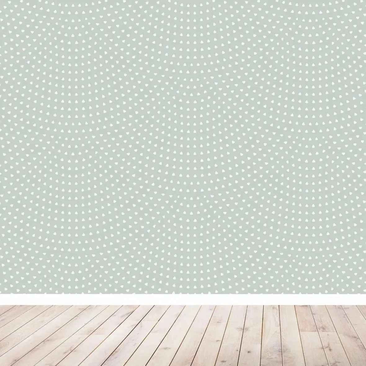 MUNKS & ME - Papier Peint Chambre Enfant à Motif Répété - Pétoncle | Turquoise