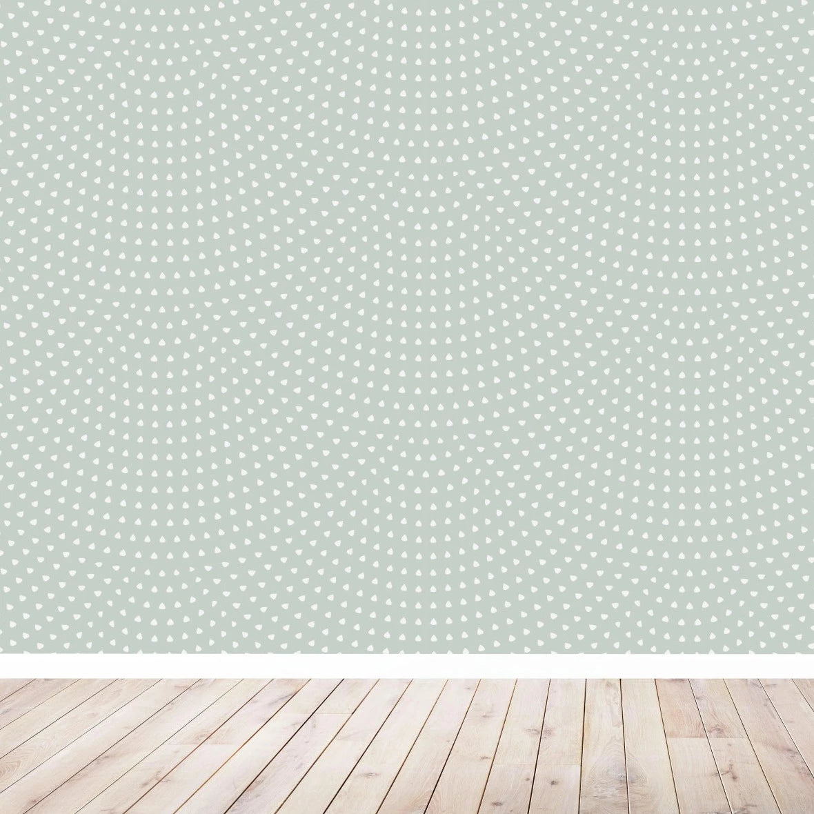 MUNKS & ME - Papier Peint Chambre Enfant à Motif Répété - Pétoncle | Turquoise