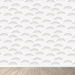 MUNKS & ME - Papier Peint Chambre Enfant à Motif Répété - Rainbow Wave | Marine