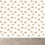 MUNKS & ME - Papier Peint Chambre Enfant à Motif Répété - Raining Rainbows
