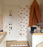 MUNKS & ME - Papier Peint Chambre Enfant à Motif Répété - Raining Rainbows