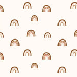 MUNKS & ME - Papier Peint Chambre Enfant à Motif Répété - Raining Rainbows