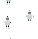 MUNKS & ME - Papier Peint Chambre Enfant à Motif Répété - Robot