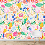 MUNKS & ME - Papier Peint Chambre Enfant à Motif Répété - Sadies Summer