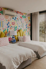 MUNKS & ME - Papier Peint Chambre Enfant à Motif Répété - Sadies Summer