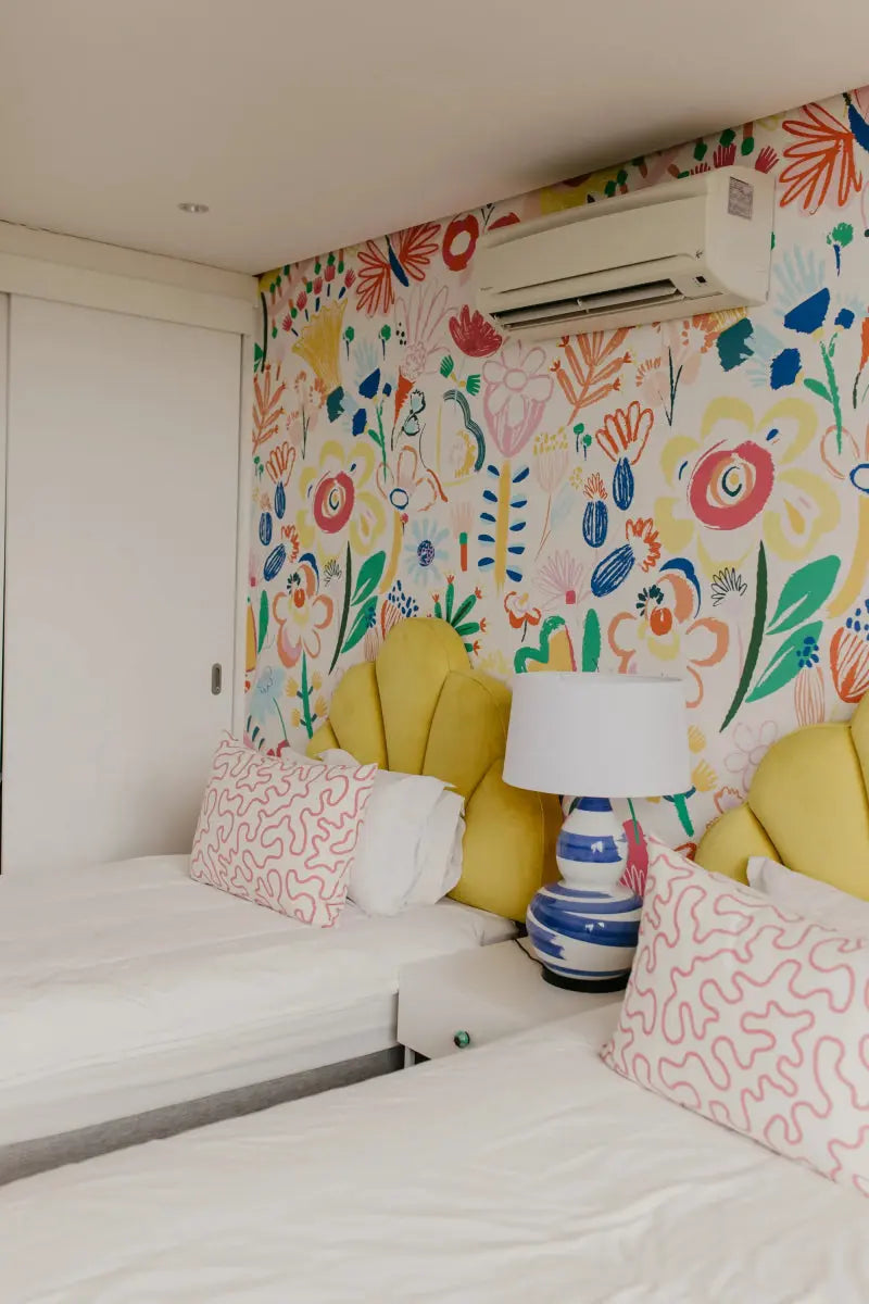 MUNKS & ME - Papier Peint Chambre Enfant à Motif Répété - Sadies Summer