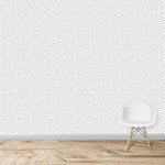 MUNKS & ME - Papier Peint Chambre Enfant à Motif Répété - Saupoudrer - Gris