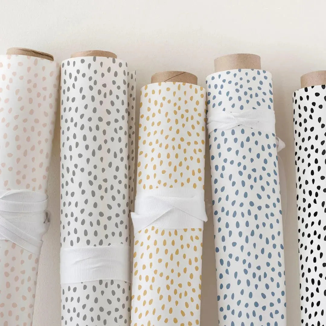 MUNKS & ME - Papier Peint Chambre Enfant à Motif Répété - Saupoudrer - Noir