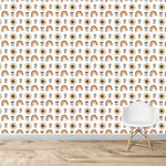 MUNKS & ME - Papier Peint Chambre Enfant à Motif Répété - Soleil Et Arcs - en - ciel