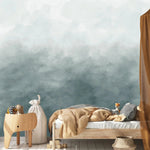 MUNKS & ME - Papier Peint Chambre Enfant Aquarelle - Vert