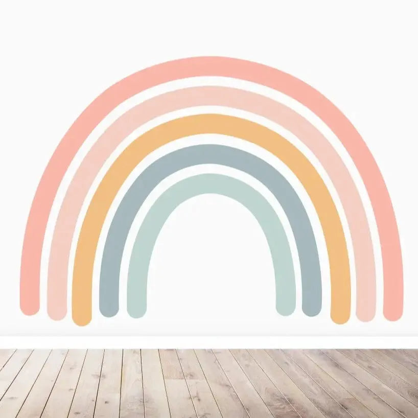 MUNKS & ME - Papier Peint Chambre Enfant Arc - en - ciel