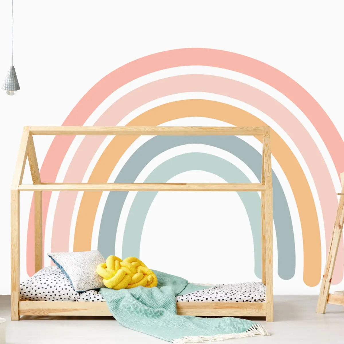 MUNKS & ME - Papier Peint Chambre Enfant Arc - en - ciel