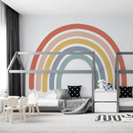 MUNKS & ME - Papier Peint Chambre Enfant Arc - en - ciel Voyageur