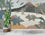 MUNKS & ME-Papier Peint Chambre Enfant Dinosaure Et Amis-Les Petits