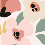 MUNKS & ME - Papier Peint Chambre Enfant Floral De Sienne - Lumineux