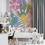 MUNKS & ME - Papier Peint Chambre Enfant Jardin D'été Margot