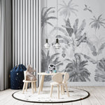 MUNKS & ME - Papier Peint Chambre Enfant Jungle De Névès - Monochromes