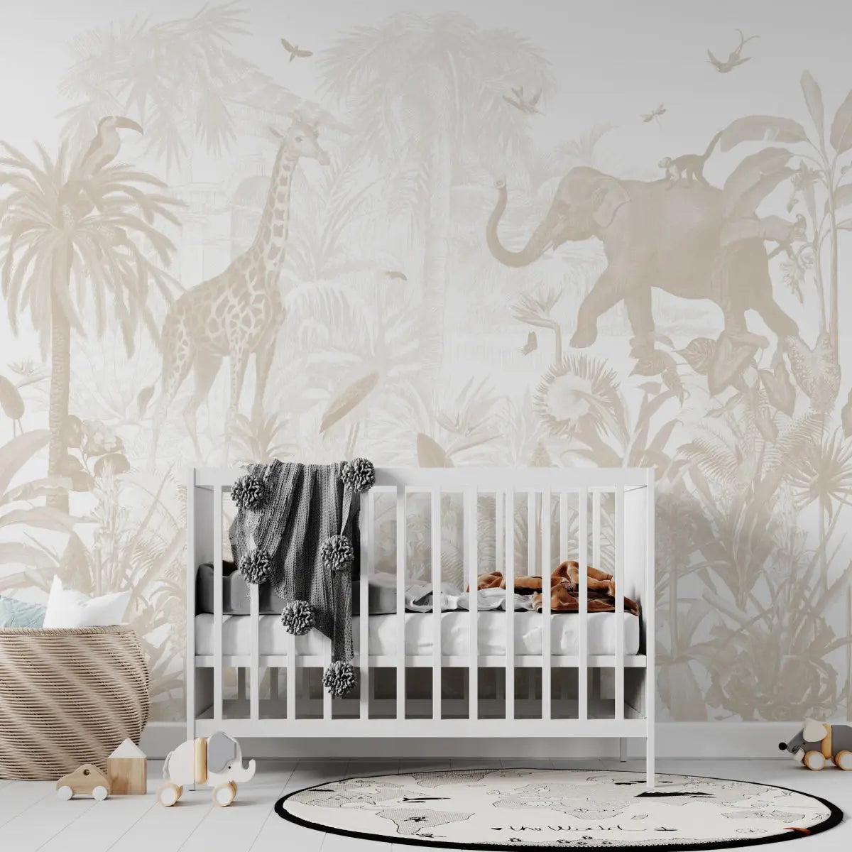 MUNKS & ME - Papier Peint Chambre Enfant - Jungle Magique