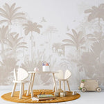 MUNKS & ME - Papier Peint Chambre Enfant Léopard Et Amis - Neutre