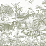 MUNKS & ME - Papier Peint Chambre Enfant Monde Des Dinosaures