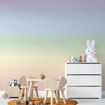 MUNKS & ME - Papier Peint Chambre Enfant Ombre - Arc - en - ciel