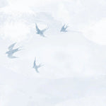 MUNKS & ME-Papier Peint Chambre Enfant Opales Ciel Oiseaux Bleu-Les Petits