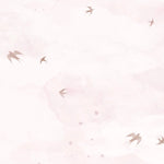 MUNKS & ME-Papier Peint Chambre Enfant Opales Ciel Oiseaux Rose-Les Petits
