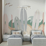 MUNKS & ME - Papier Peint Chambre Enfant Paradis Des Surfeurs