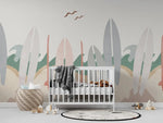 MUNKS & ME - Papier Peint Chambre Enfant Paradis Des Surfeurs