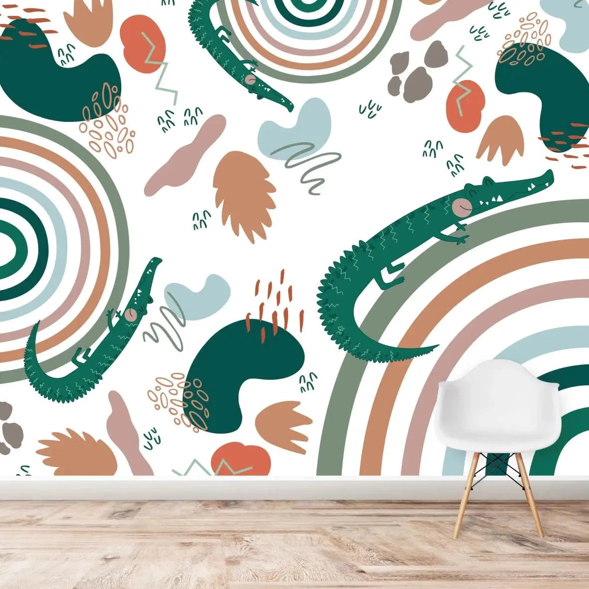 MUNKS & ME - Papier Peint Chambre Enfant Quoi De Neuf Croc